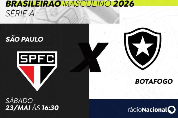 Rádio Nacional transmite São Paulo e Botafogo pelo Brasileirão