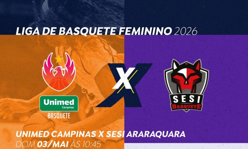 TV Brasil transmite Unimed Campinas e Sesi Araraquara neste domingo