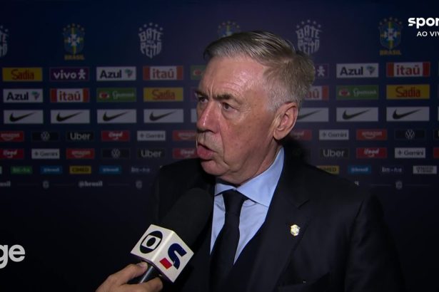 Ancelotti antecipa time titular contra o Panamá e promete entrosamento
