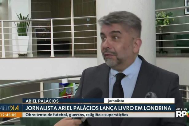 Ariel Palacios Lança Livro Empolgante sobre Futebol e Guerras em Londrina