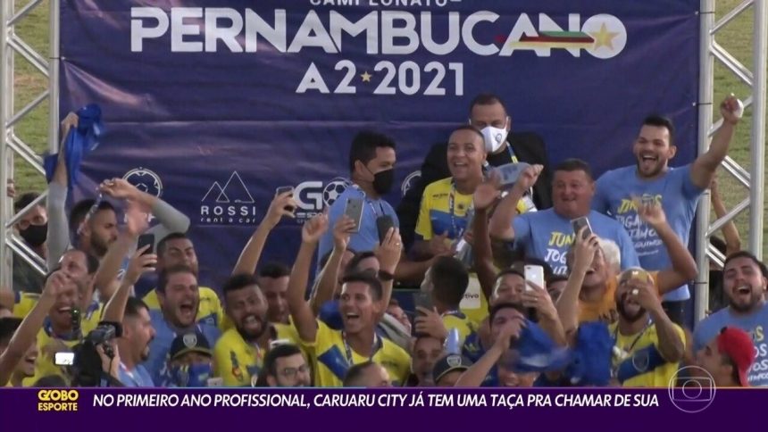 Caruaru City, campeão da Série A2, enfrenta incertezas no futebol profissional
