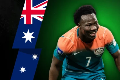 Nestory Irankunda, a joia da Austrália na Copa que foi de campo de refugiados a comparação com Messi