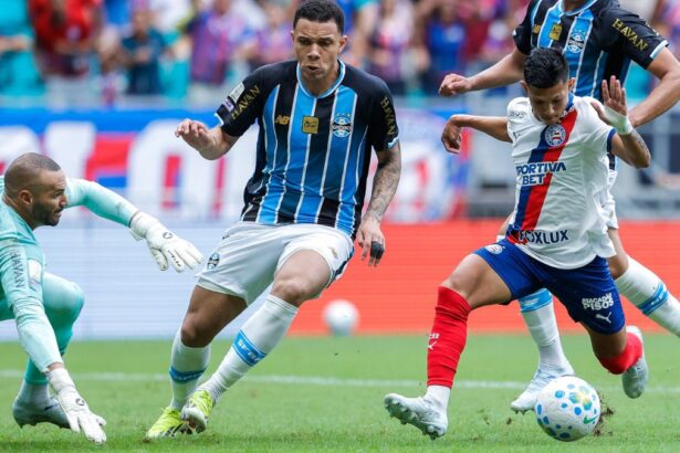 Bahia e Grêmio empatam em meio a protestos e pressão sobre Rogério Ceni
