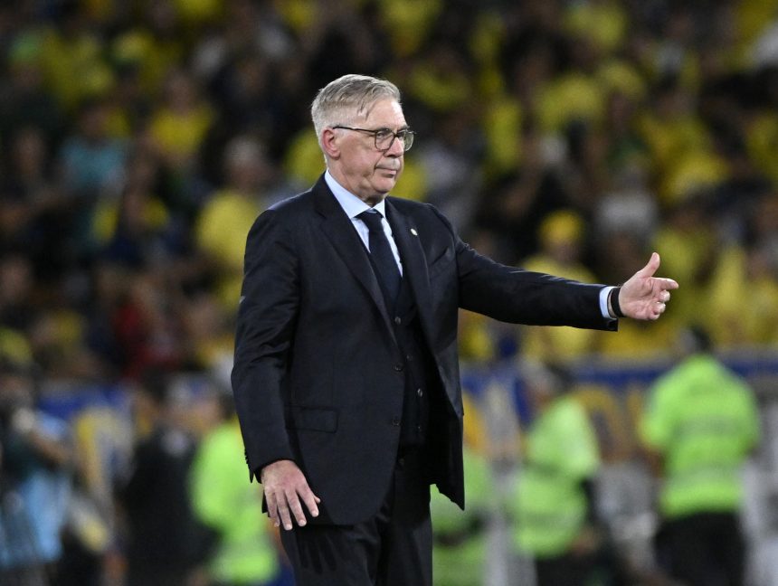Ancelotti exalta confiança da Seleção após goleada e pondera mudanças na equipe