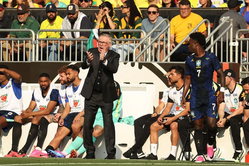 Ancelotti sofre com falhas defensivas e coloca Brasil em alerta