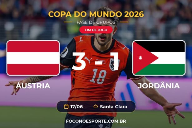 Áustria 3 x 1 Jordânia - Copa do Mundo 2026