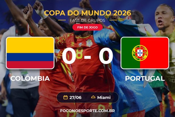 Colômbia 0 x 0 Portugal - Copa do Mundo 2026