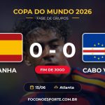 Espanha 0 x 0 Cabo Verde - Copa do Mundo 2026