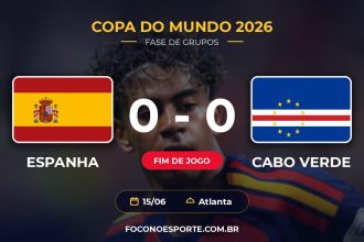 Espanha 0 x 0 Cabo Verde - Copa do Mundo 2026