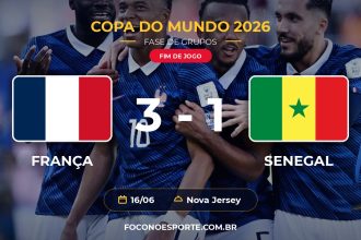 França 3 x 1 Senegal - Copa do Mundo 2026