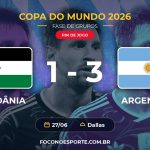 Jordânia 1 x 3 Argentina - Copa do Mundo 2026