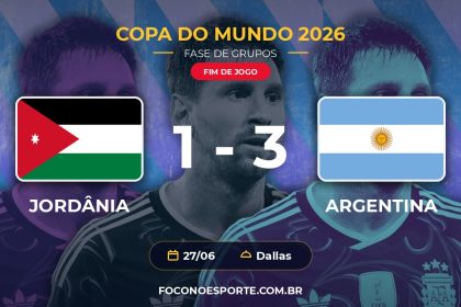 Jordânia 1 x 3 Argentina - Copa do Mundo 2026