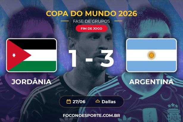 Jordânia 1 x 3 Argentina - Copa do Mundo 2026