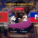 Marrocos 4 x 2 Haiti - Copa do Mundo 2026