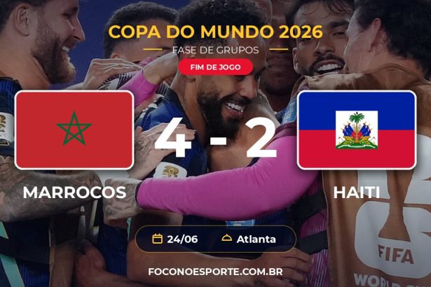 Marrocos 4 x 2 Haiti - Copa do Mundo 2026