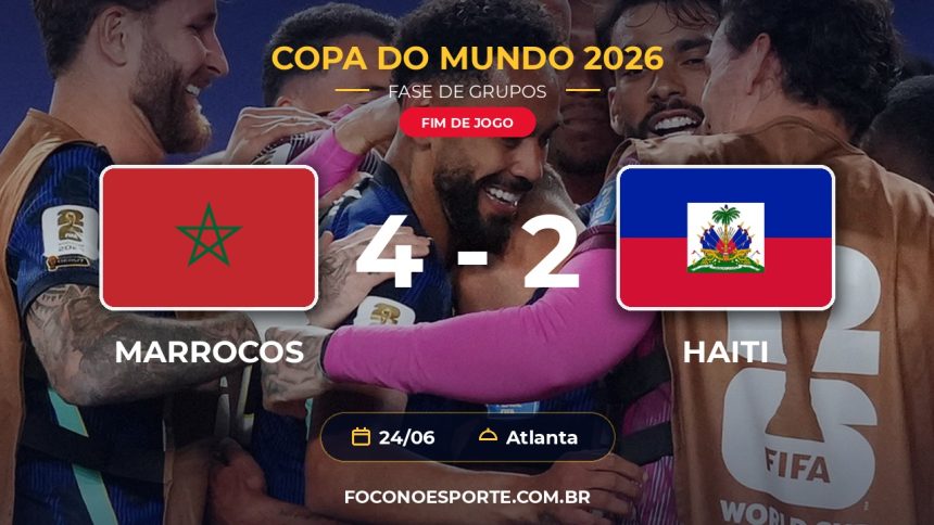 Marrocos 4 x 2 Haiti - Copa do Mundo 2026