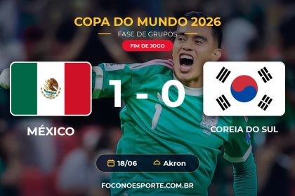 México 1 x 0 Coreia do Sul - Copa do Mundo 2026