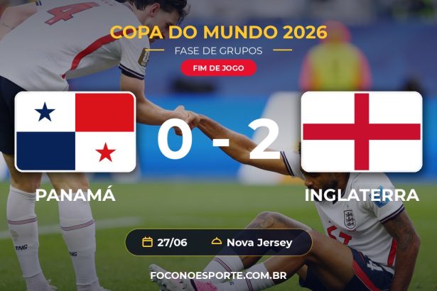 Panamá 0 x 2 Inglaterra - Copa do Mundo 2026