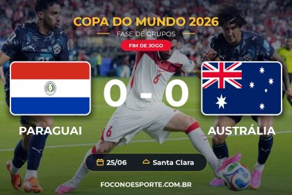 Paraguai 0 x 0 Austrália - Copa do Mundo 2026