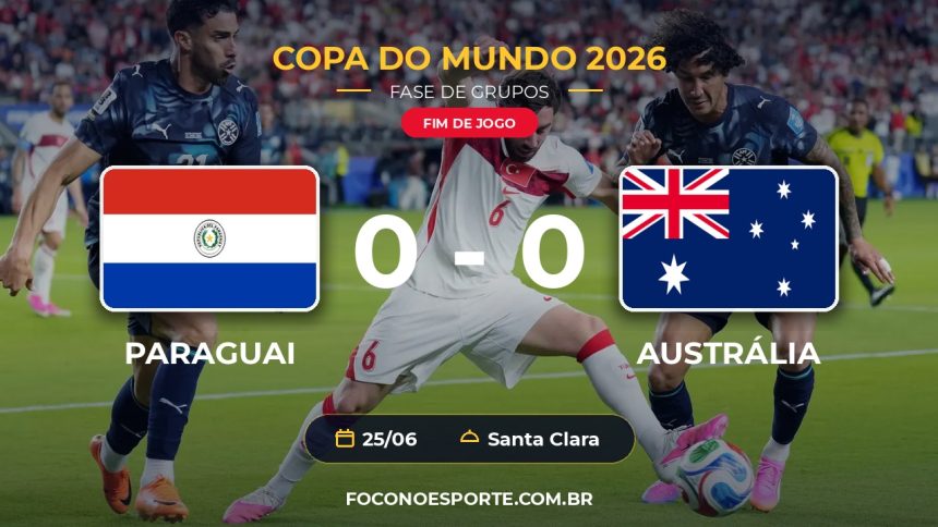 Paraguai 0 x 0 Austrália - Copa do Mundo 2026