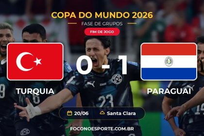 Turquia 0 x 1 Paraguai - Copa do Mundo 2026