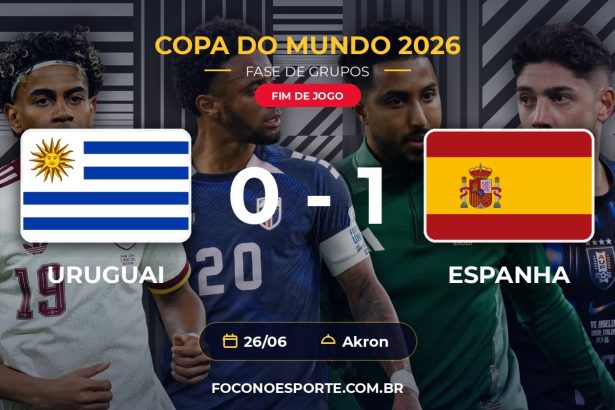Uruguai 0 x 1 Espanha - Copa do Mundo 2026