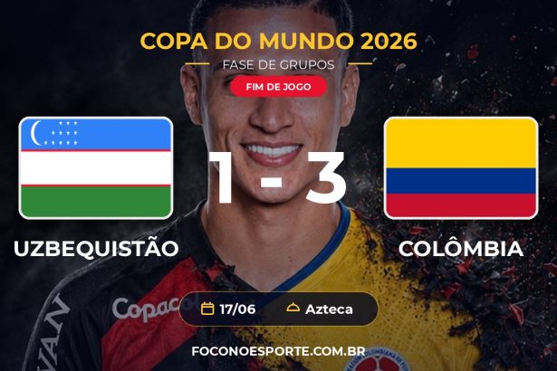 Uzbequistão 1 x 3 Colômbia - Copa do Mundo 2026