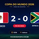 México 2 x 0 África do Sul: vitória na abertura da Copa do Mundo 2026