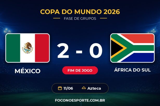 México 2 x 0 África do Sul: vitória na abertura da Copa do Mundo 2026