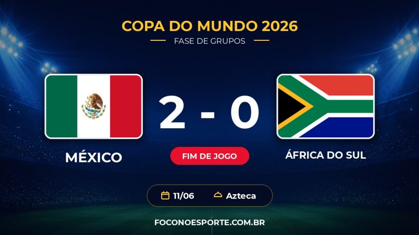 México 2 x 0 África do Sul: vitória na abertura da Copa do Mundo 2026