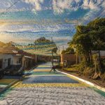 Comunidade no Pará pinta 350m de ruas em homenagem à Seleção