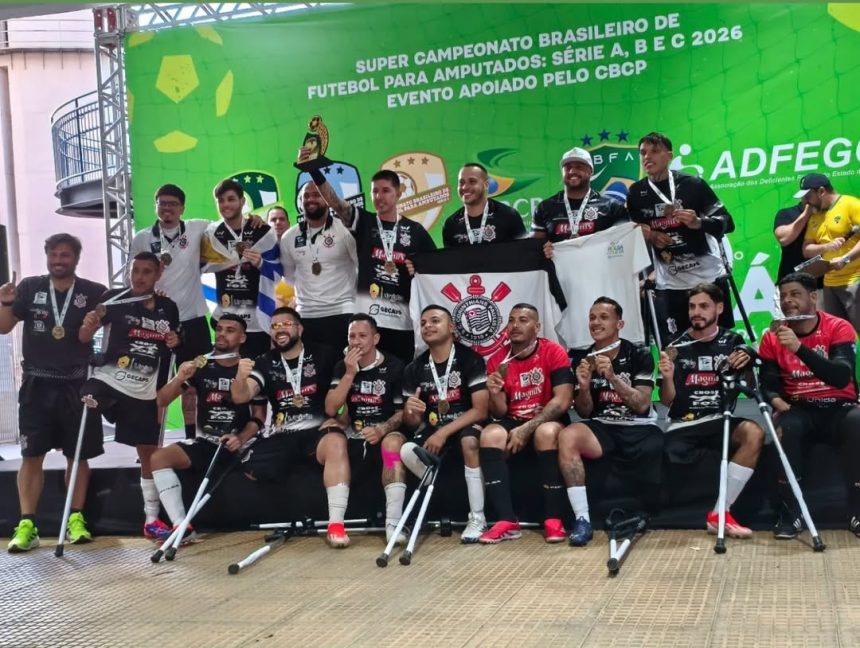 Corinthians Mogi conquista o hexa no Brasileiro de Futebol de Amputados