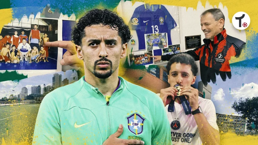 De goleiro a capitão: Marquinhos chega à 3ª Copa como líder do Brasil