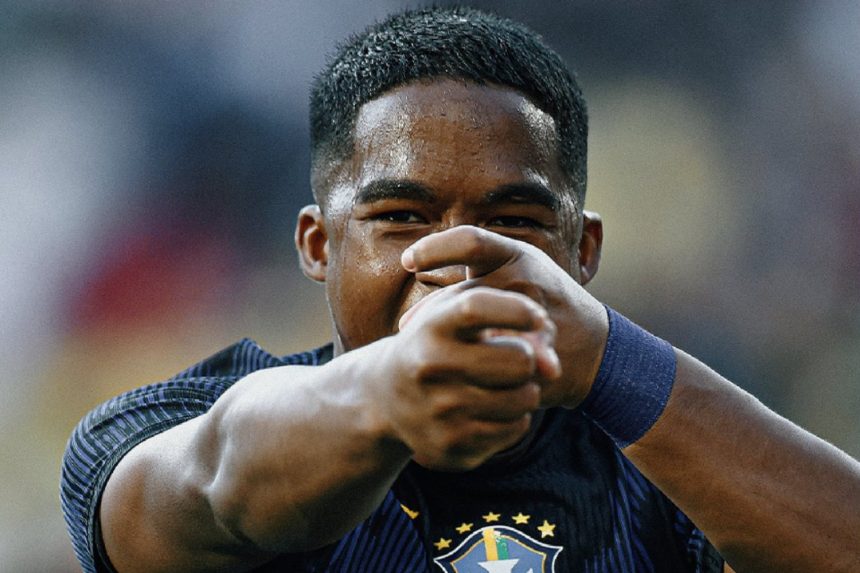 Jornal espanhol exige Endrick como titular do Brasil na Copa do Mundo