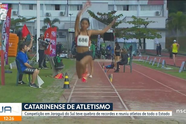 Recordes e novos campeões marcam Campeonato Catarinense de Atletismo