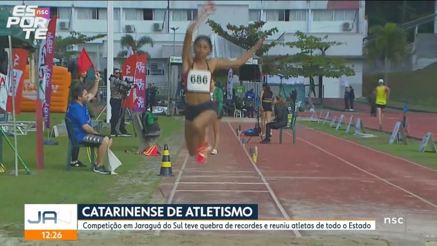 Recordes e novos campeões marcam Campeonato Catarinense de Atletismo