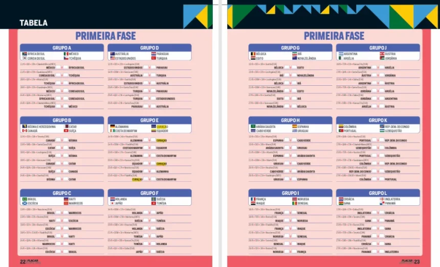 Guia da Copa do Mundo de 2026 é lançado com novidades e informações completas