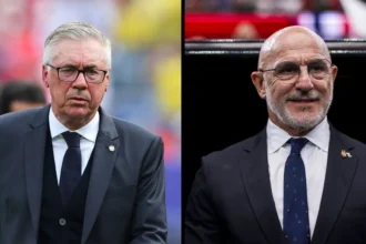 Ancelotti cobra adaptação e aponta lições do meio-campo espanhol