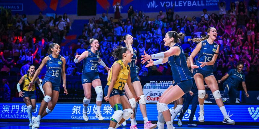 Brasil vira sobre Itália e avança à final da Liga das Nações contra Turquia