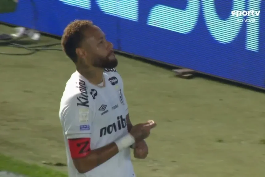 Neymar marca duas vezes, Santos cede empate à Chapecoense