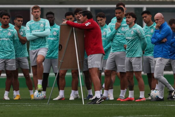 Abel define substituto de Allan nos treinos antes de Palmeiras x Santos