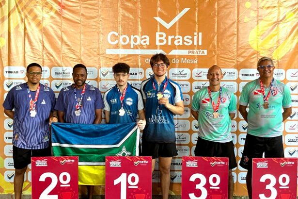 Amapá conquista 10 medalhas na estreia da Copa Brasil de Tênis de Mesa