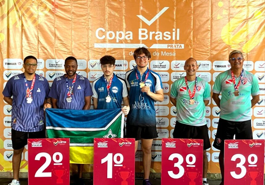 Amapá conquista 10 medalhas na estreia da Copa Brasil de Tênis de Mesa