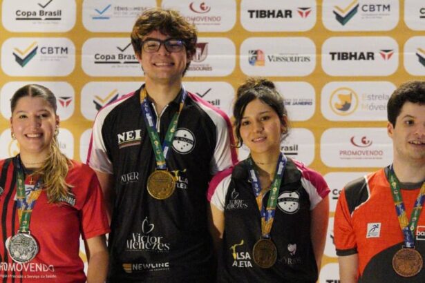 Bisneto e Almeida dão ouro ao Amapá na Copa Brasil de Tênis de Mesa