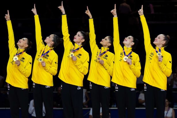 Brasil conquista ouro inédito no Mundial de ginástica rítmica em 2026