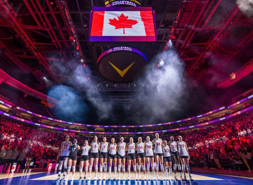 Canadá bate República Dominicana e assegura vaga no vôlei feminino para LA 2028