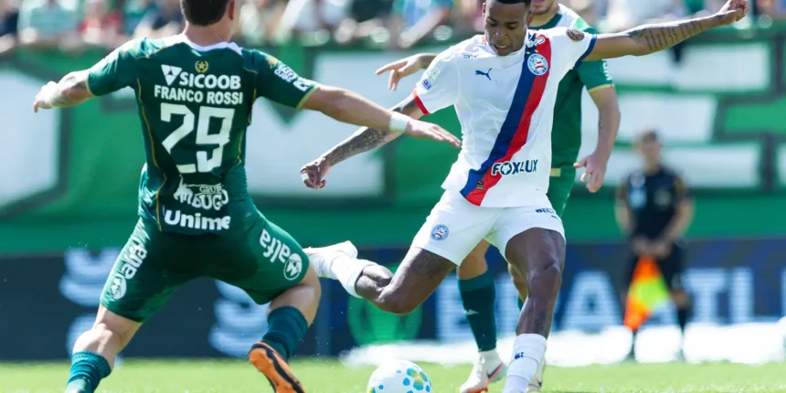Chapecoense empata com Bahia em jogo de 6 gols e segue sem vitória