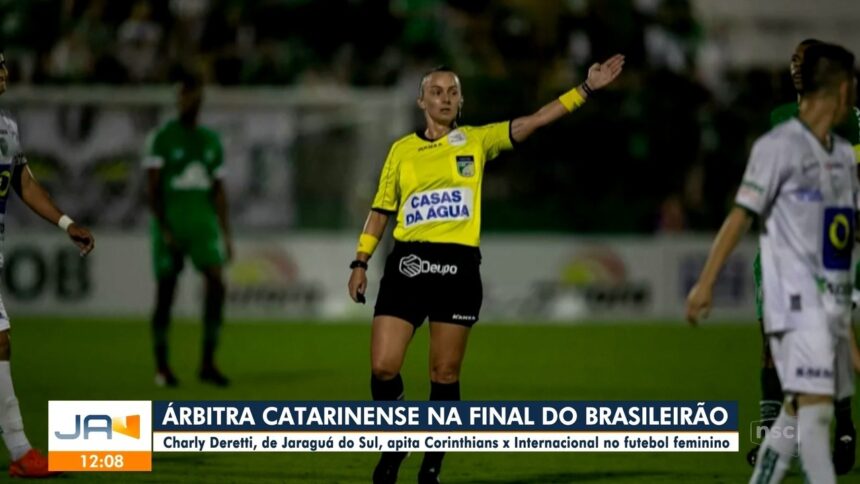 Charly Deretti estreia na Série A feminina no jogo São Paulo x Coritiba