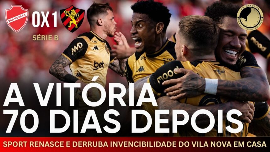 Chrystian Barletta garante vitória do Sport e encerra jejum de nove jogos