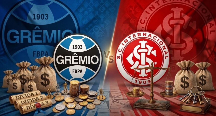 Dívida bilionária aperta Gre-Nal; Inter e Grêmio cortam gastos